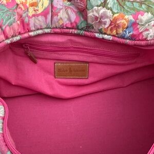 Ralph Lauren Pink Floral Tote Bag